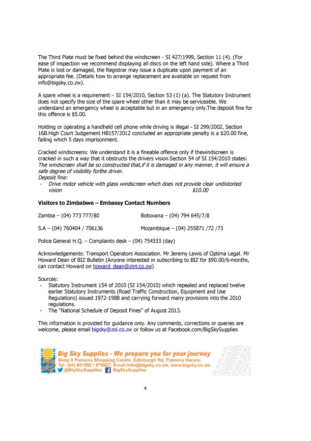 Big Sky - Roadside checks - Notes for the cubby hole (No. 9 Oct-14)-1.pdf4